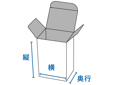 caramel size at 紙箱 既製サイズの図面と価格を探す