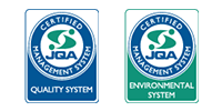 ISO9001・ISO14001取得済
