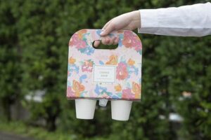 テイクアウト用 カップホルダー（ドリンクホルダー・カフェキャリー