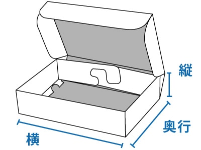 フタ・身一体型箱